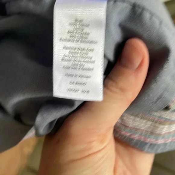 Talbots striped shift dress size 14 with pockets - Picture 6 of 7